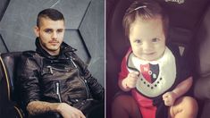 Papá baboso: Mauro Icardi vistió a Francesca con los colores de Newells Papá baboso: Mauro Icardi vistió a Francesca con los colores de Newells