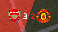 arsenal supero a manchester united con dos tantos de eddie nketiah