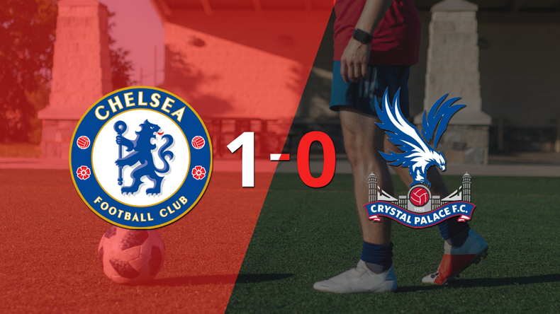 A Chelsea le alcanzó con un gol para derrotar a Crystal Palace en el estadio Stamford Bridge