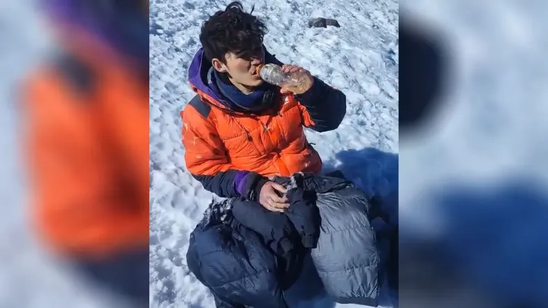 No se conoció la identidad del andinista japonés.