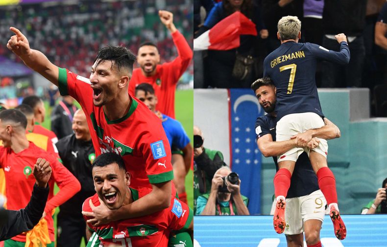 Reviví el minuto a minuto de las clasificaciones de Marruecos y Francia a semifinales
