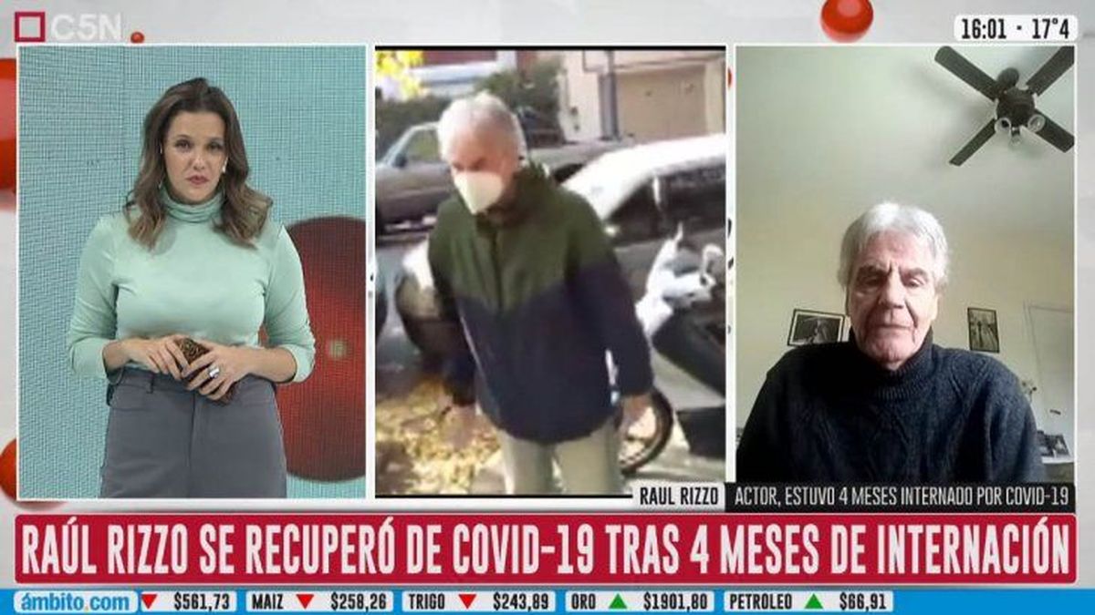 Raúl Rizzo: Estuve al borde de lo peor durante un mes y medio