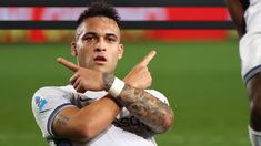 El goleador Lautaro Martínez sorprendió con su estilo. El goleador Lautaro Martínez sorprendió con su estilo.