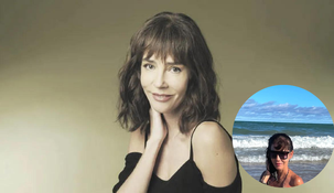 Paola Krum eligió un estampado que nunca pasa de moda.