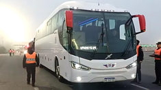 La Policía detuvo micros en los accesos a la Ciudad de Buenos Aires y en otras partes del país.