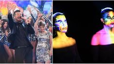 Visuales con animación sobre cuerpos Visuales con animación sobre cuerpos