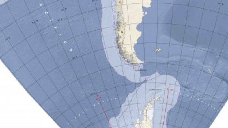 Abarca un área de unos 5.000 kilómetros cuadrados al sur del Mar de Drake.