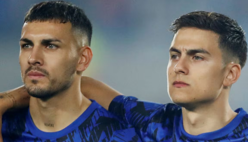 Leandro Paredes y Paulo Dybala.