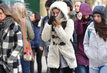 El ingreso de un frente frío generó el descenso de las temperaturas. El ingreso de un frente frío generó el descenso de las temperaturas.