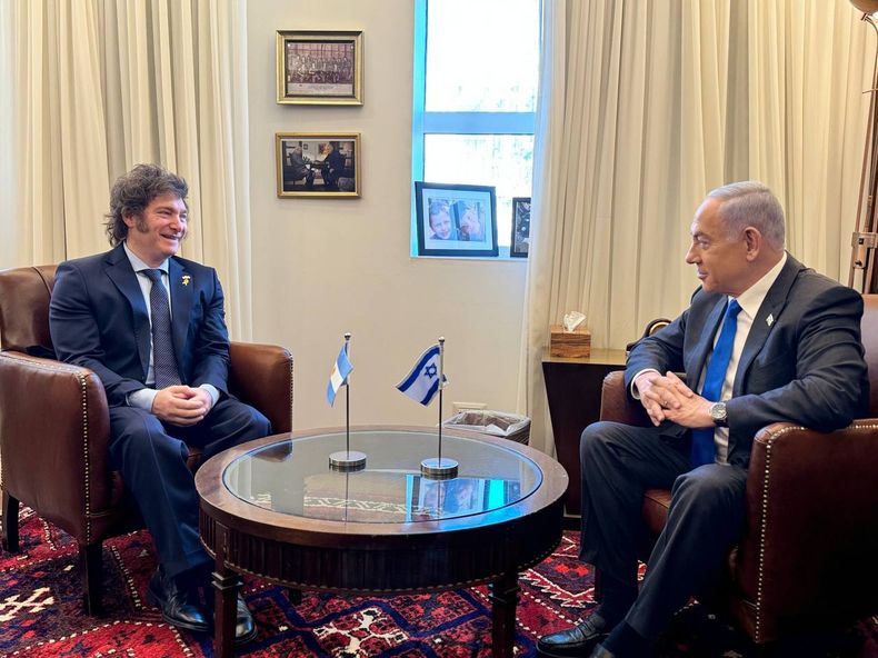 Milei visitó Israel en junio y ahora invitó a Netanyahu a Buenos Aires.