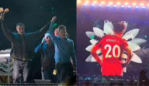 En su histórico regreso, Oasis homenajeó al futbolista portugués que murió en un accidente de tránsito. En su histórico regreso, Oasis homenajeó al futbolista portugués que murió en un accidente de tránsito.