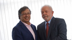 El presidente de Colombia y el de Brasil durante una reunión en Brasilia, el 2 de enero de 2023. El presidente de Colombia y el de Brasil durante una reunión en Brasilia, el 2 de enero de 2023.