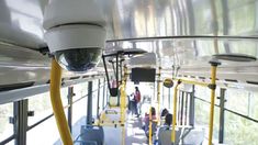 Una de las cámaras de seguridad instaladas en los colectivos.