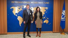 Massa junto a Gita Gopinath.