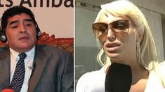 Victoria Xipolitakis, muy cerca de Maradona Victoria Xipolitakis, muy cerca de Maradona