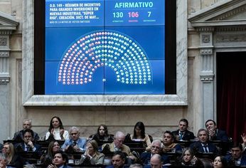 Diputados le dio media sanción al Súper RIGI. Diputados le dio media sanción al Súper RIGI.