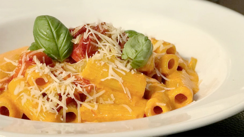 Este restaurante rinde un verdadero tributo a la cocina italiana.