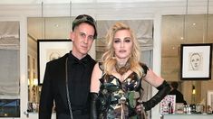 Madonna junto a Andy Lecompte Madonna junto a Andy Lecompte
