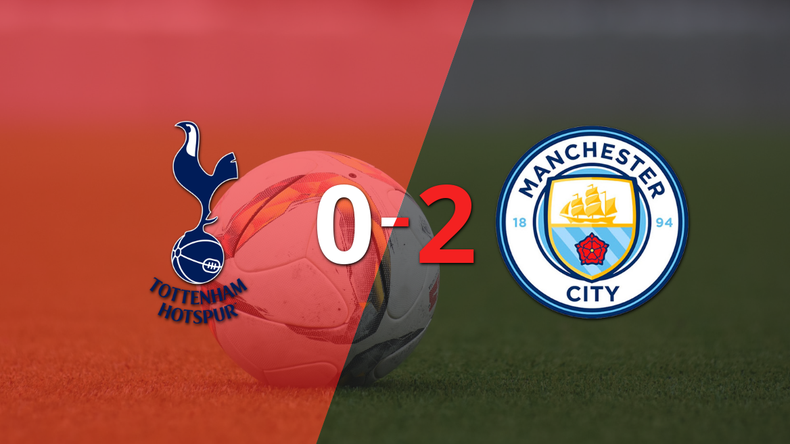 Manchester City superó a Tottenham con dos tantos de Erling Haaland