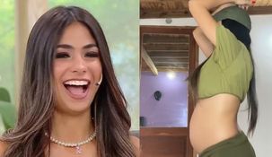 Daniela Celis sorprendió al mostrar su panza y remarcó un inesperado detalle.