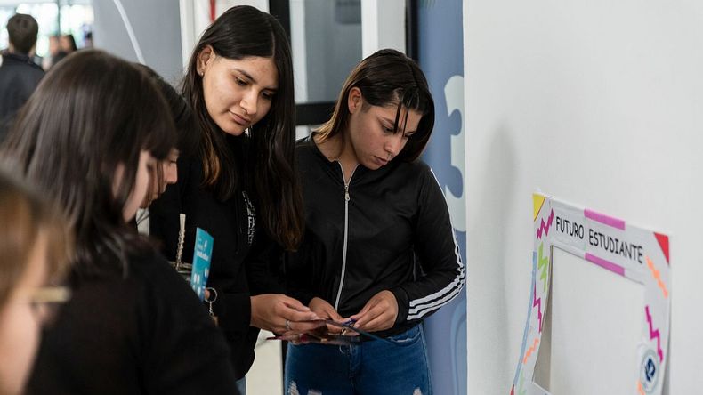 Los estudiantes participaron de conversatorios, talleres y propuestas lúdicas.