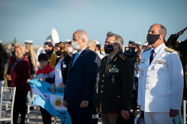 Taiana participó del homenaje a la tripulación del ARA San Juan, a cuatro años de su naufragio