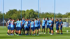 Mascherano junto al plantel de la Selección sub 23. Mascherano junto al plantel de la Selección sub 23.
