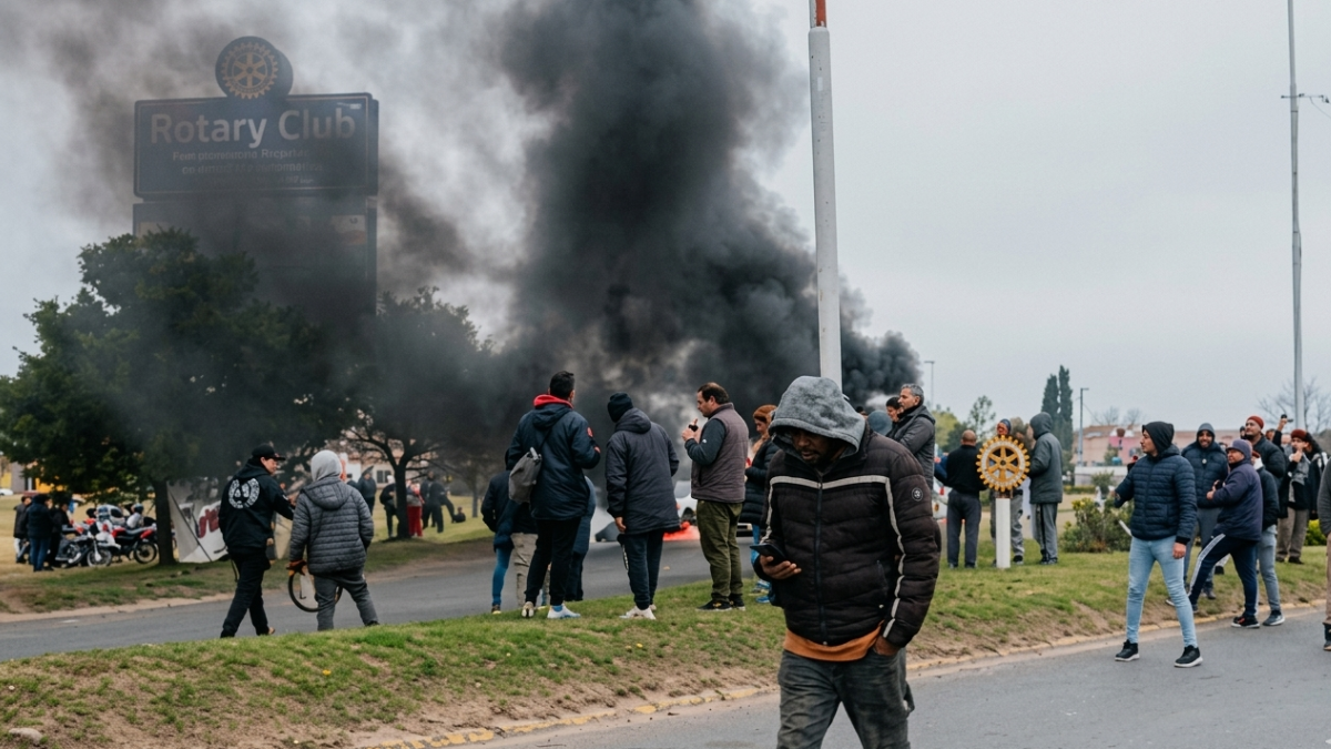 Cortes y protestas por el cierre de una planta de Granja Tres Arroyos: peligran mil puestos de trabajo