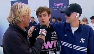 Franco Colapinto y Bizarrap juntos en el Road Show to BA 2026.