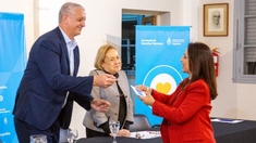 El secretario Horacio Pietragalla Corti junto con la embajadora mexicana en Argentina, Lilia Rossbach. El secretario Horacio Pietragalla Corti junto con la embajadora mexicana en Argentina, Lilia Rossbach.