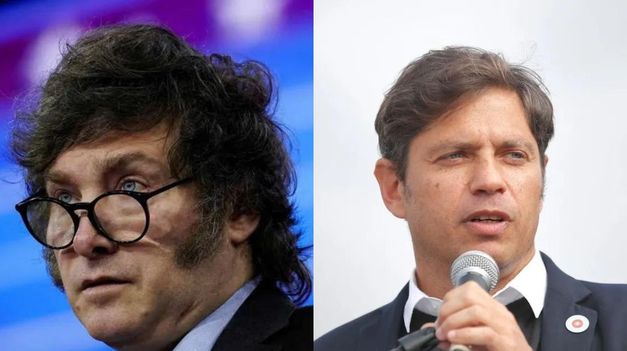 Javier Milei y un nuevo ataque contra Axel Kicillof.&nbsp;