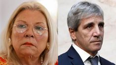 Elisa Carrió y Luis Caputo. Elisa Carrió y Luis Caputo.