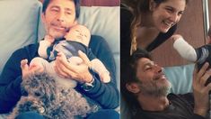 Las tiernas fotos de Nico Repetto junto a su nieto. Las tiernas fotos de Nico Repetto junto a su nieto.