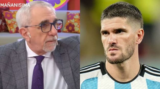 Ricardo Canaletti sorprendió con su crítica contra Rodrigo De Paul.