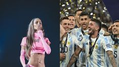 Tini Stoessel y Rodrigo de Paul. Tini Stoessel y Rodrigo de Paul.