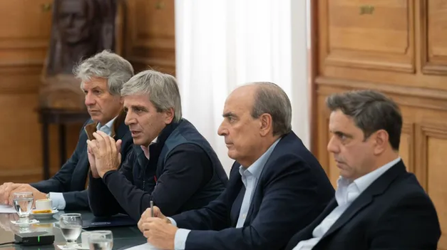 Juan Pazo, Luis Caputo, Guillermo Francos y Lisandro catalán.