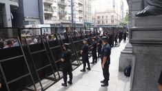 Fuerte operativo de seguridad en el Congreso.