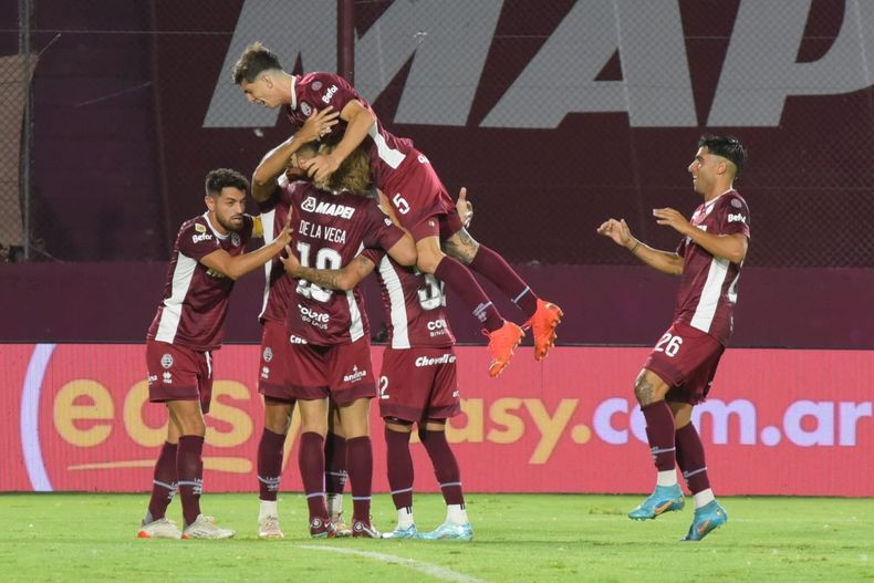 Lanús se impuso en el primer tiempo.&nbsp;