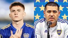 Valentín Barco y Juan Román Riquelme. Valentín Barco y Juan Román Riquelme.