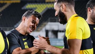 Marcelo Gallardo y Karim Benzema.