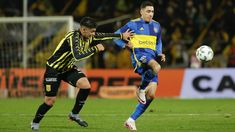 Merentiel, el goleador de la noche mendocina para el Xeneize. Merentiel, el goleador de la noche mendocina para el Xeneize.
