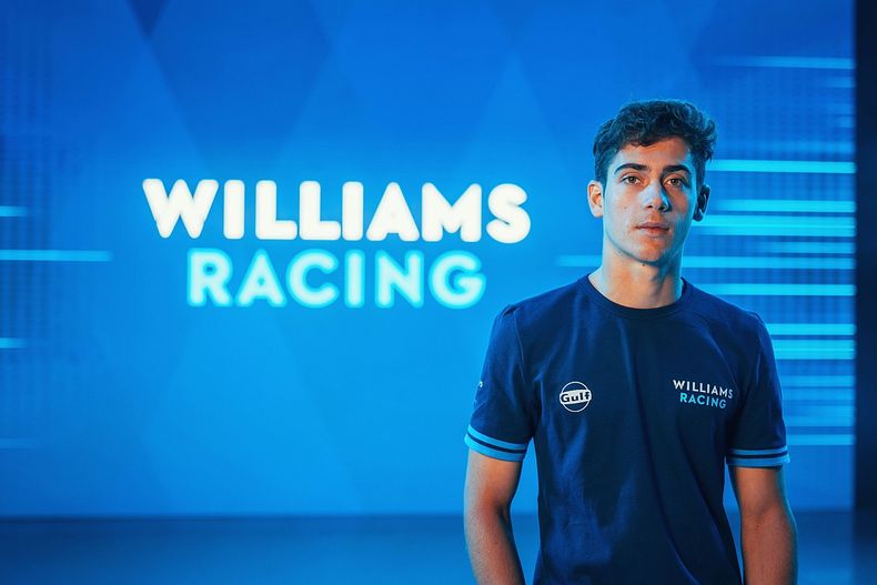 Franco Colapinto debutó en una prueba de Fórmula 1.