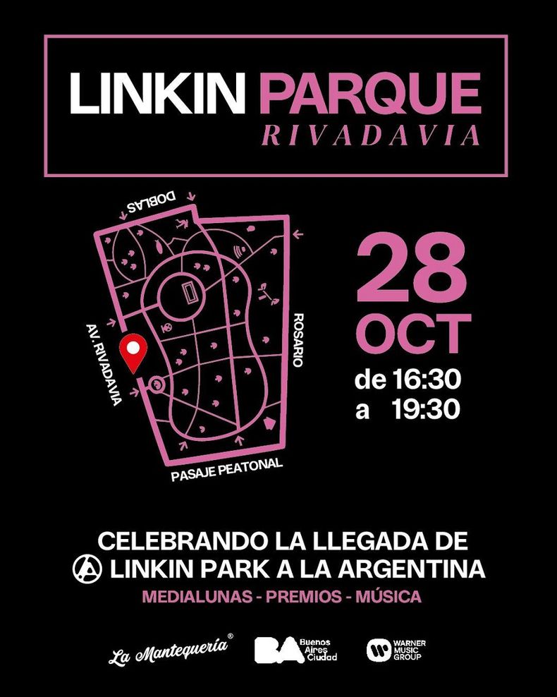 Linkin Park invitó a sus fans a comer medialunas gratis. Linkin Park invitó a sus fans a comer medialunas gratis.