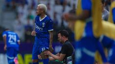 El jugador brasilero recibió atención médica. El jugador brasilero recibió atención médica.