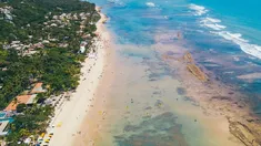 Una de las playas paradisíacas escondidas de Brasil. Una de las playas paradisíacas escondidas de Brasil.