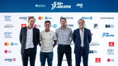 Martín Jaite, Sebastián Báez, Ignacio Abuchdid y Martín Hughes estuvieron presentes en el evento. Martín Jaite, Sebastián Báez, Ignacio Abuchdid y Martín Hughes estuvieron presentes en el evento.