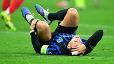 Lautaro Martínez, lesionado. Lautaro Martínez, lesionado.