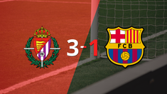 en su casa, valladolid vence 3 a 1 a barcelona en su casa, valladolid vence 3 a 1 a barcelona
