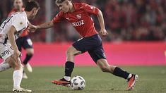 Santi López, de la cantera del Rojo, uno de los mejorcitos del local. Santi López, de la cantera del Rojo, uno de los mejorcitos del local.