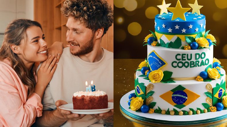 La primera porción de la tarta: qué significa esta tradición en los cumpleaños de Brasil.